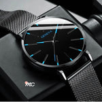 Reloj minimalista Innovador Black - La Esencia del Estilo Masculino.