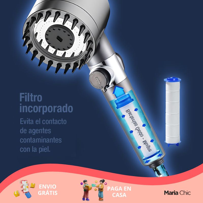 Cabezal Ducha Masajeadora Baño | Potente y Ahorrador