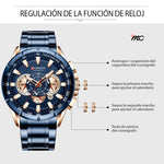 En Maria Chic Reloj Curren 8395 con Cronógrafo en Acero Inoxi