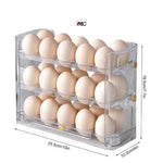 Organizador de huevos transparentes de 3 capas Maria Chic