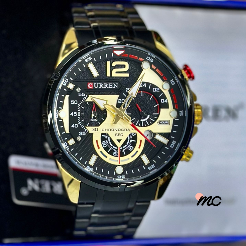 En Maria Chic Reloj Curren 8395 con Cronógrafo en Acero Inoxi