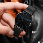 Reloj minimalista Innovador Black - La Esencia del Estilo Masculino.
